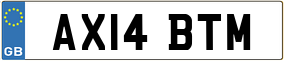 Truck License Plate